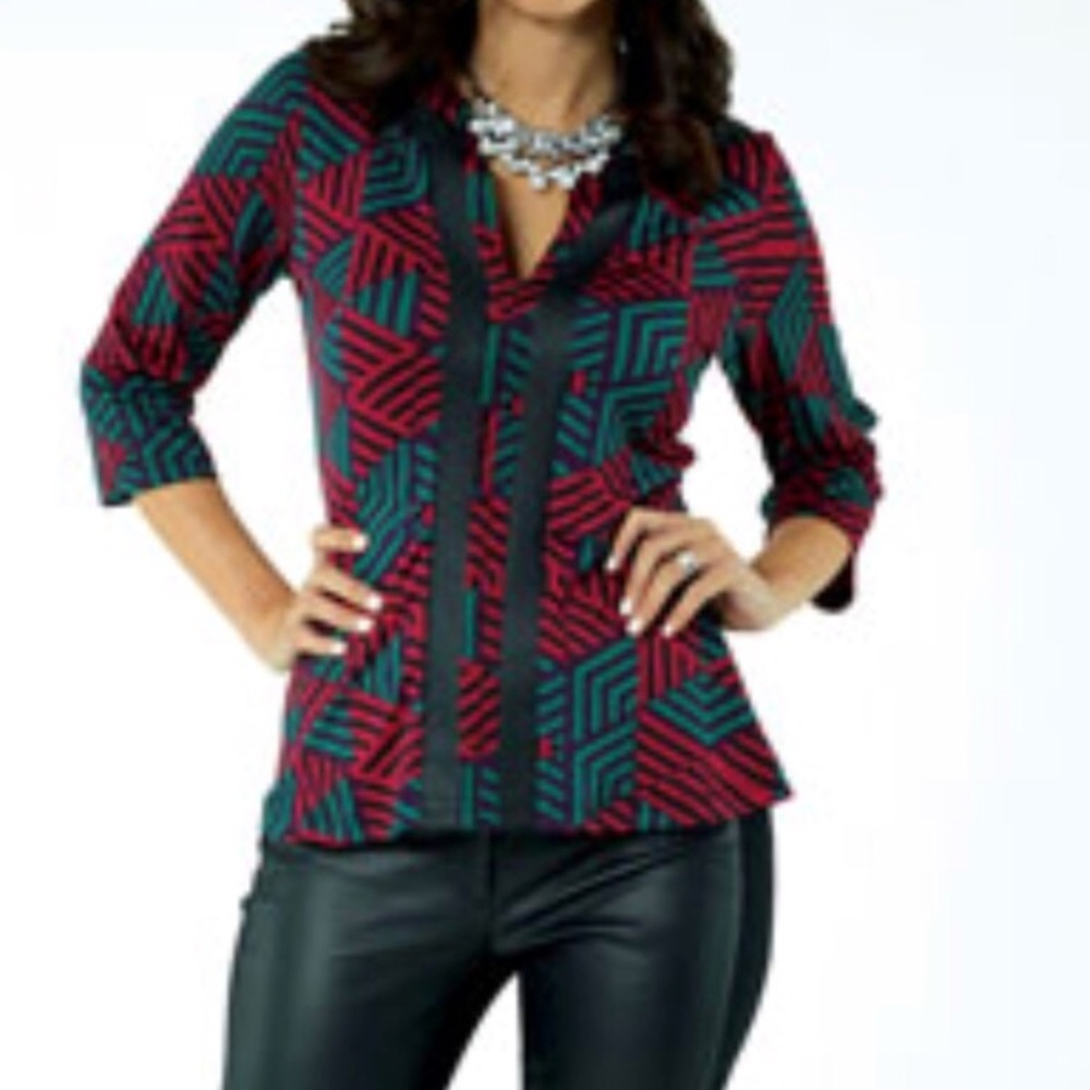 Tracy Negoshian Laura blouse Med